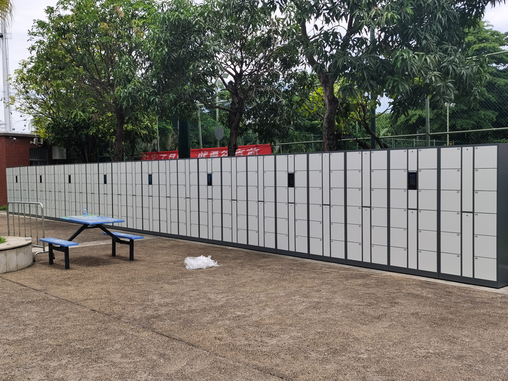 Intelligent changing cabinet for swimming pool